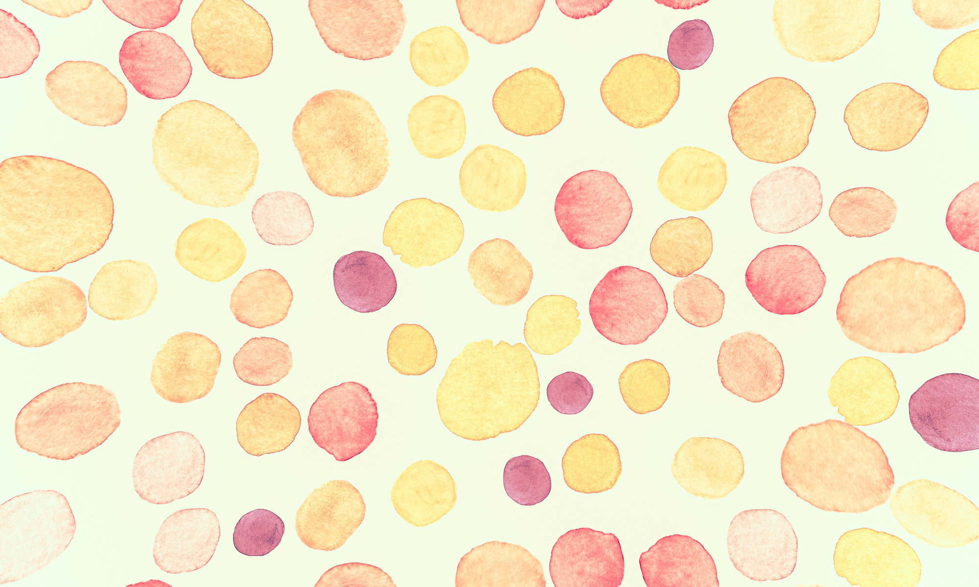 Polka Dots Watercolor Rounds Background.